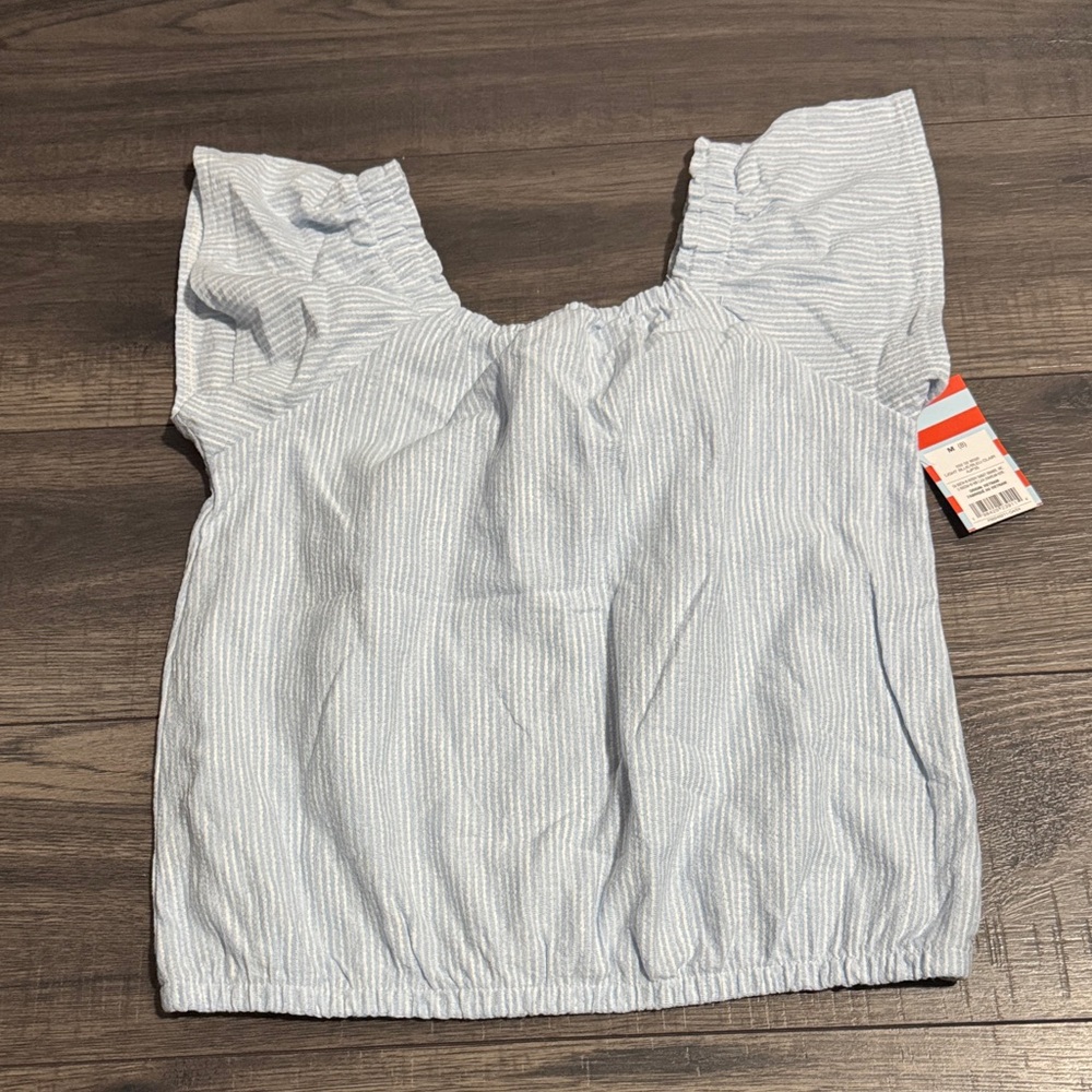 Cat & Jack Blue Striped Top